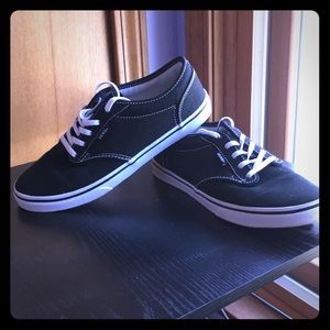Womens black Vans size 7